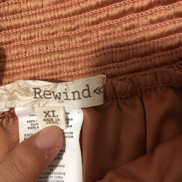 Rewind Dark Blue and Pink Crotchet Shorts - Picture 4 of 8